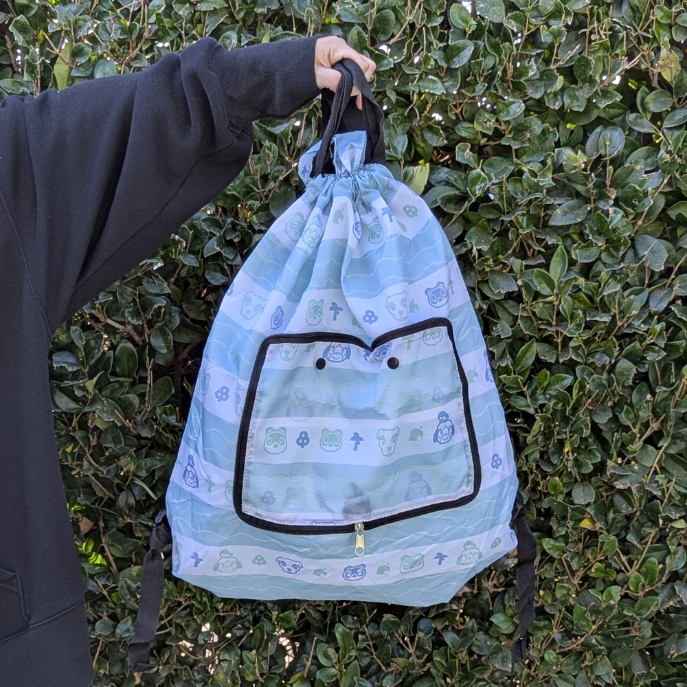 Animal Crossing Foldable Nylon Backpack